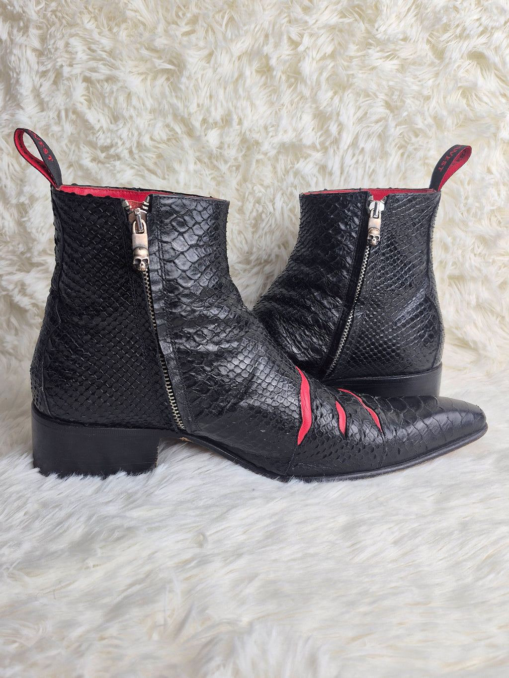Jeffery West Red Clawmark Boots
