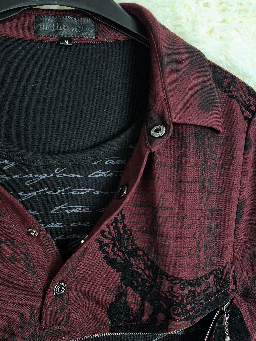 In The Attic Double Zipper Polo