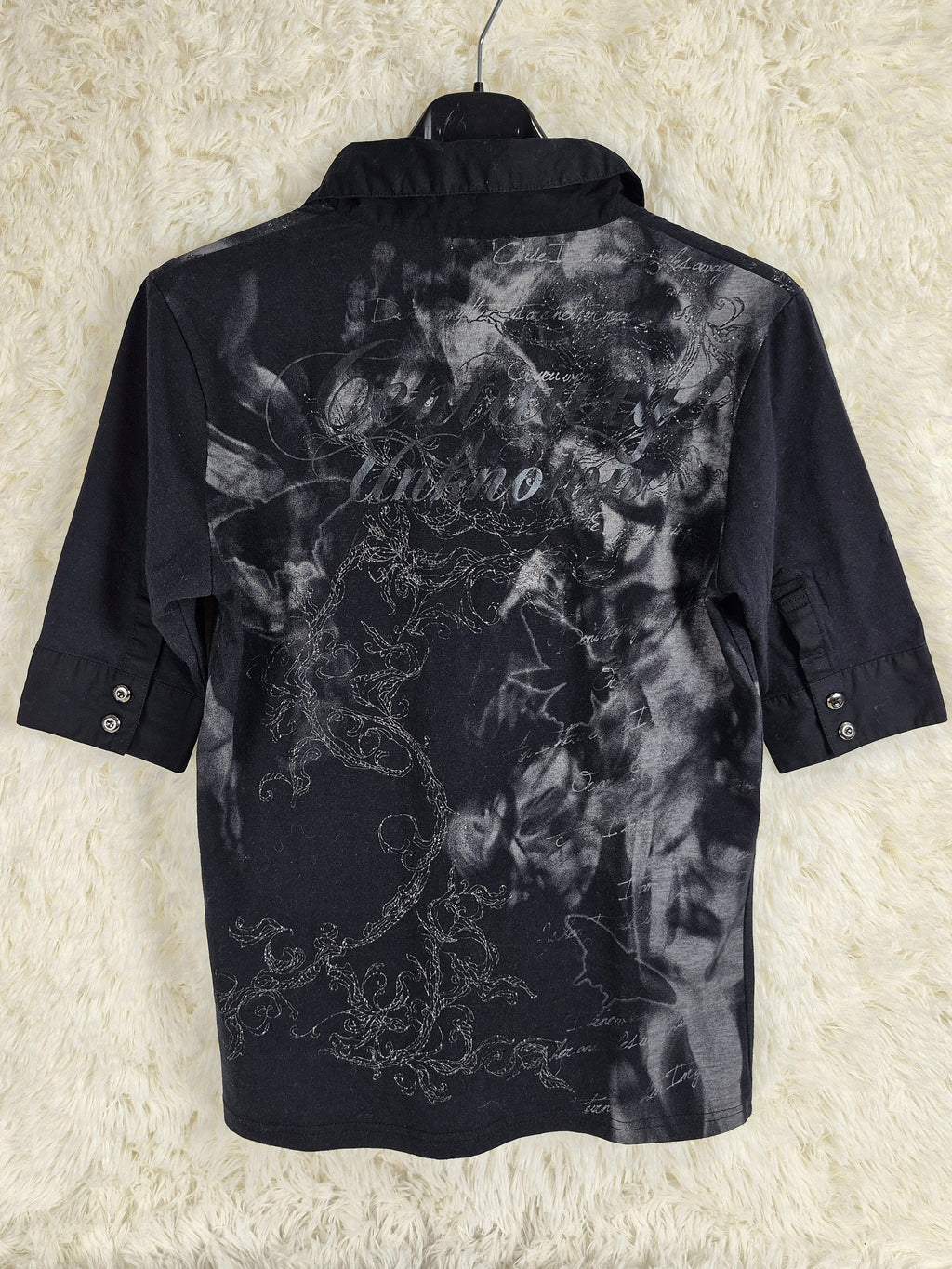 Semantic Design Graphic Polo Shirt