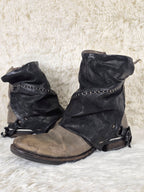 A.S.98 Hooded Leather Boots