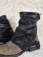 A.S.98 Hooded Leather Boots