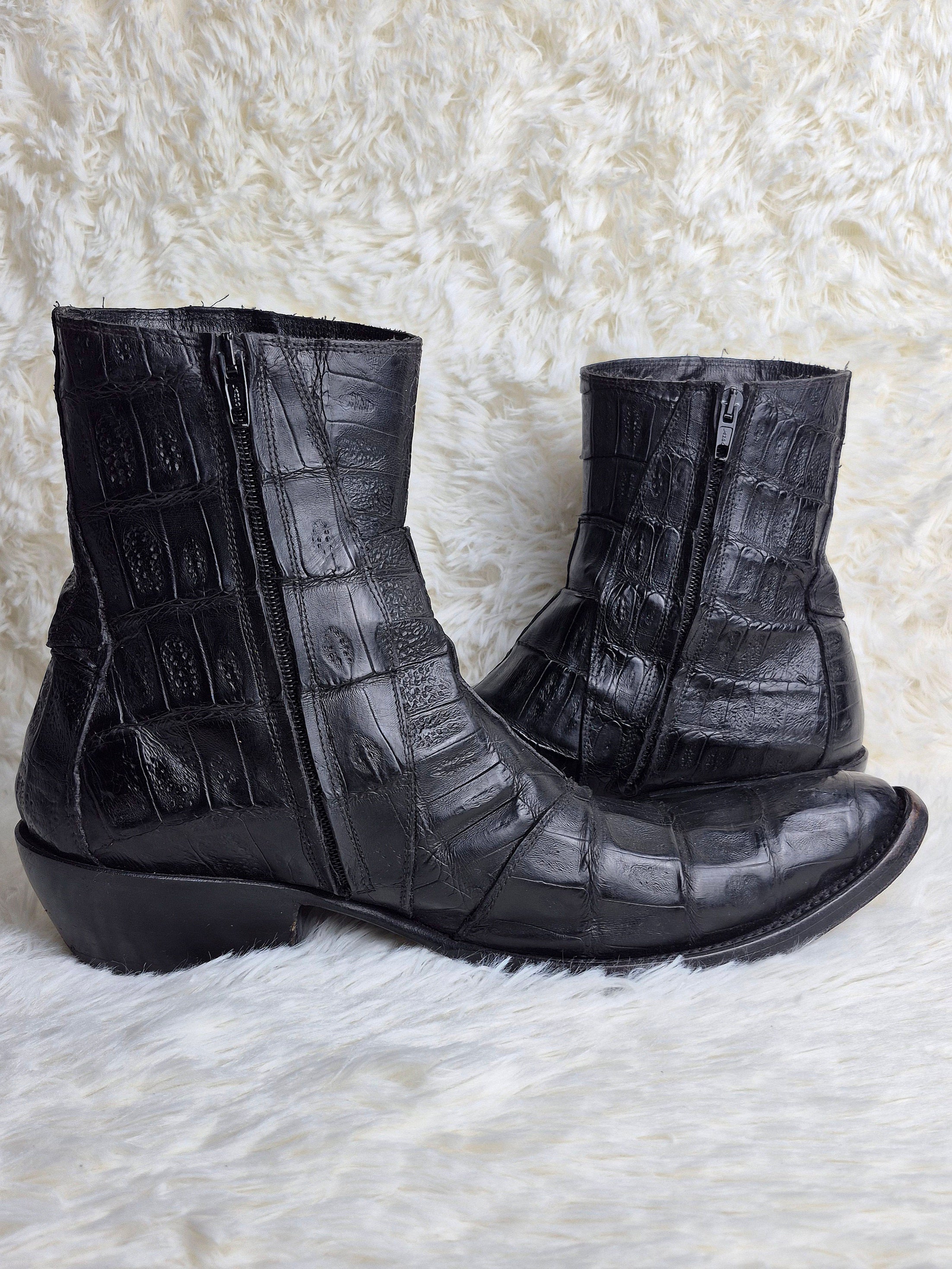 Gianni Barbato Crocodile Boots