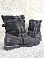 A.S.98 Fur-Lined Leather Boots