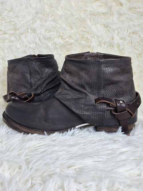 A.S 98 Double Leather Flap Boots