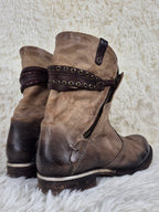 A.S.98 Slouched Double Zipper Boots