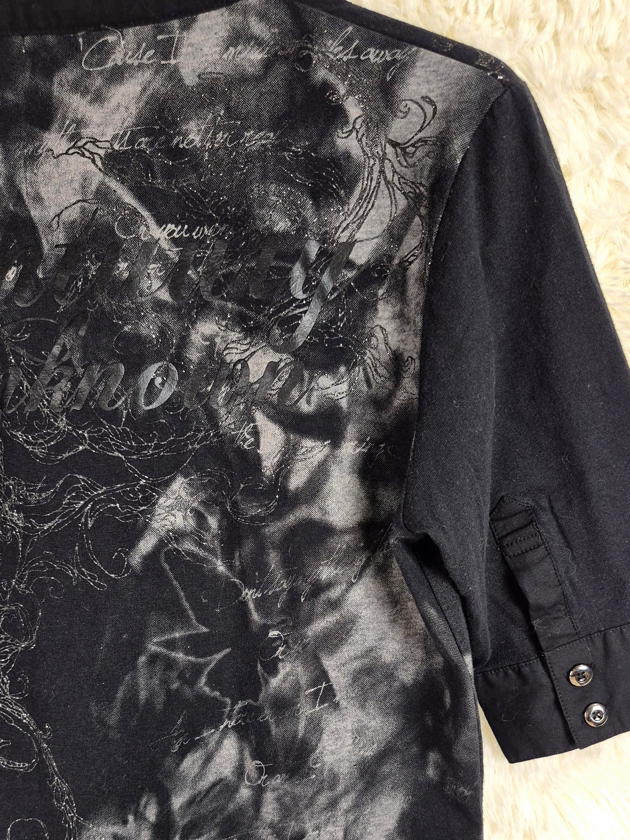 Semantic Design Graphic Polo Shirt