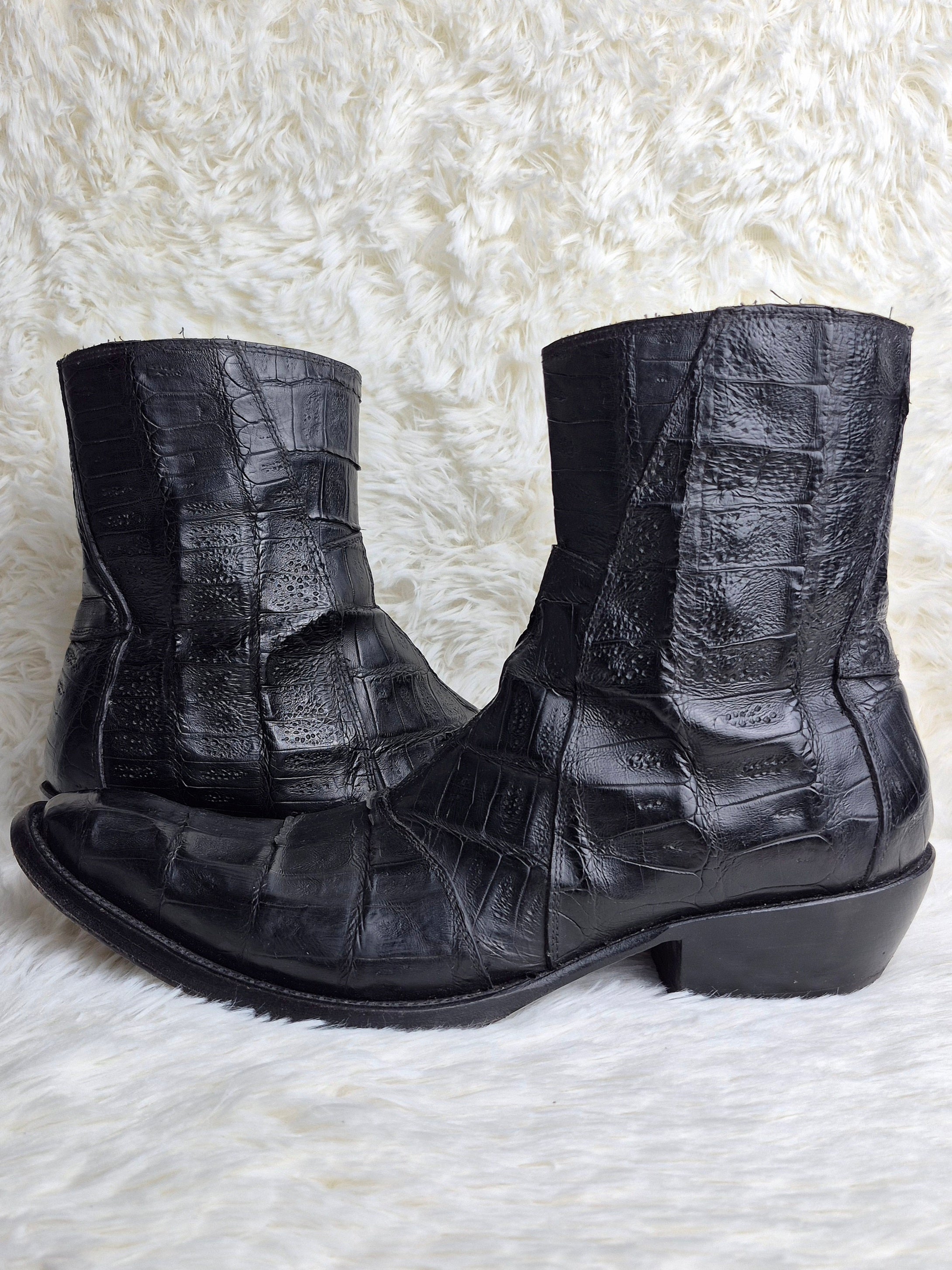 Gianni Barbato Crocodile Boots