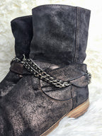 Roberto D'Angelo Chained Leather Boots