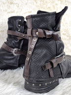 Charmed Black Leather Boots