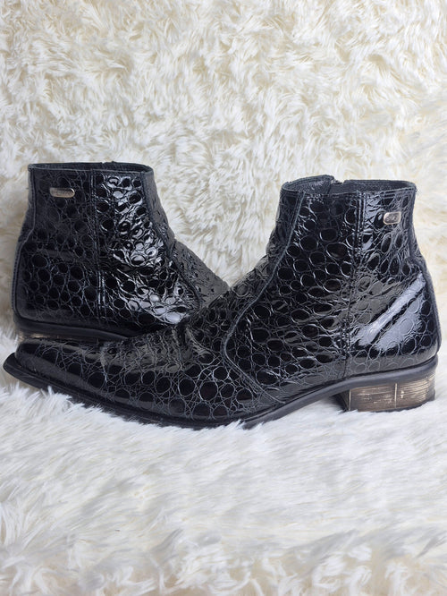 New Rock Steel Heel Boots