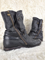 A.S.98 Textured Flap Boots